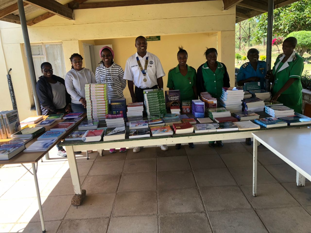 Book Handover to the Murambinda School of Nursing