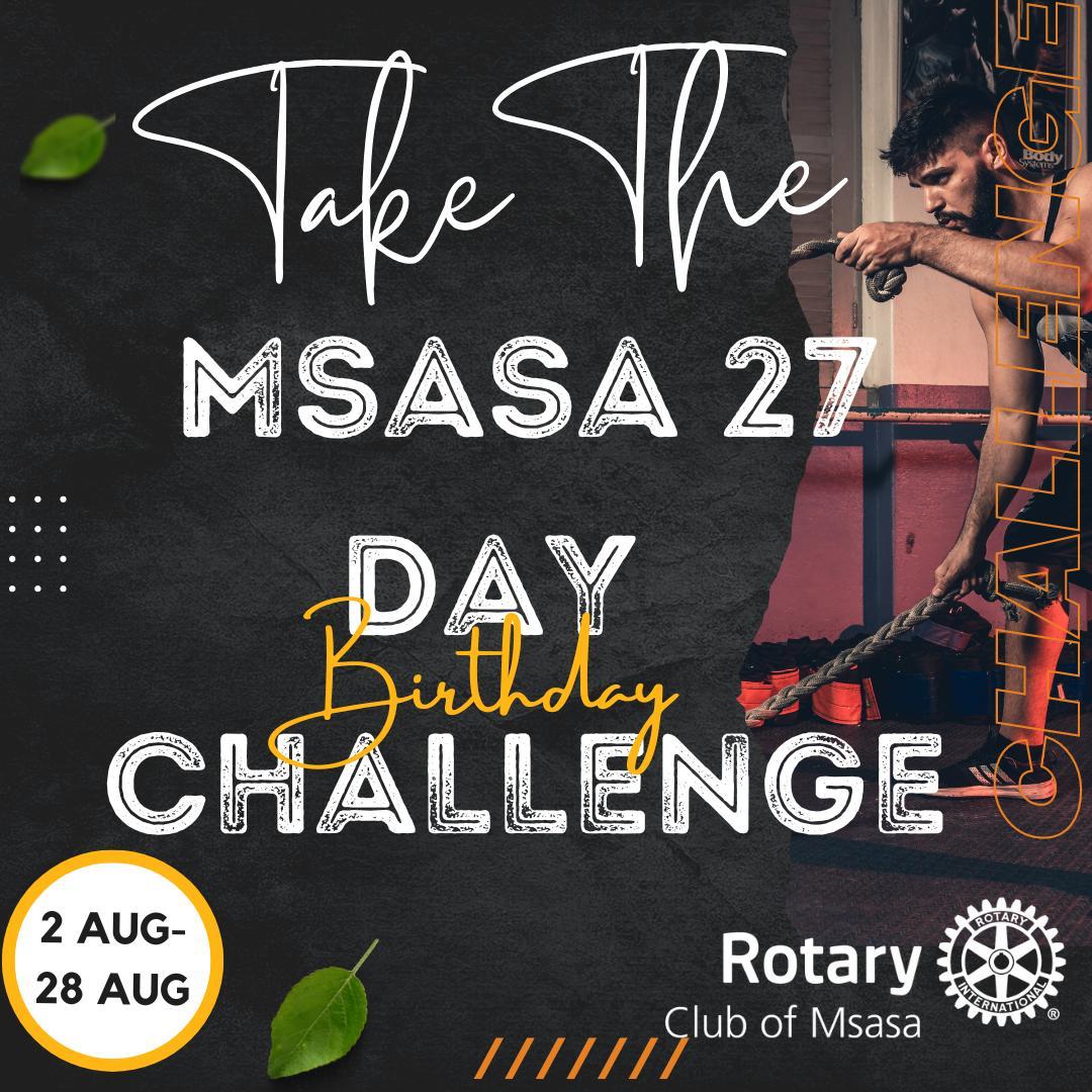 Take the Msasa 27 Day Birthday Challenge