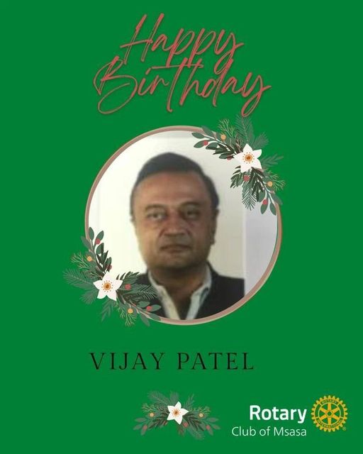 Happy birthday Past President Vijay