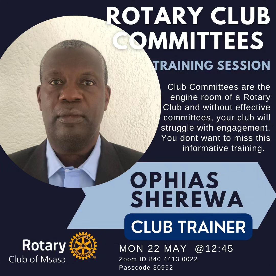 Rotary Club Committees Training