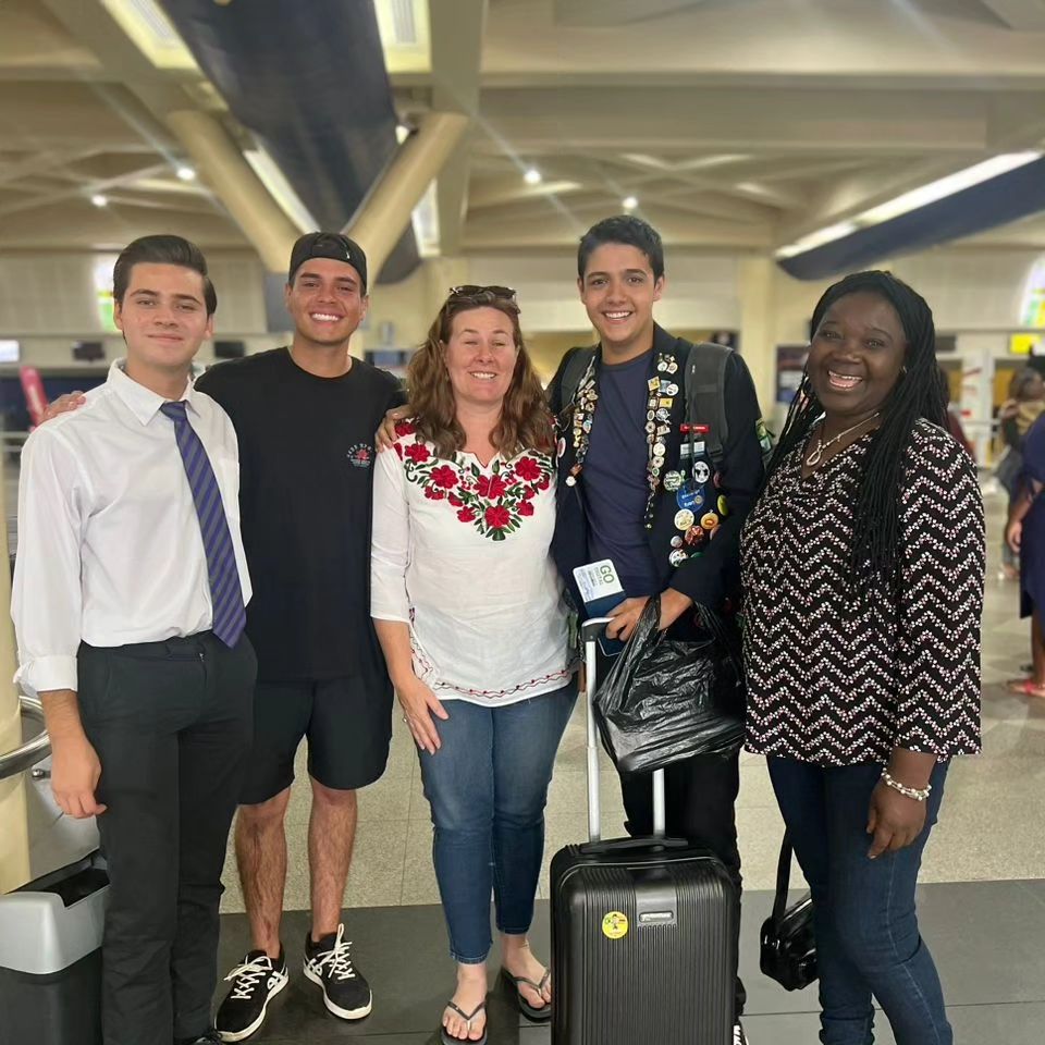 our Rotary Exchange Students bid farewell