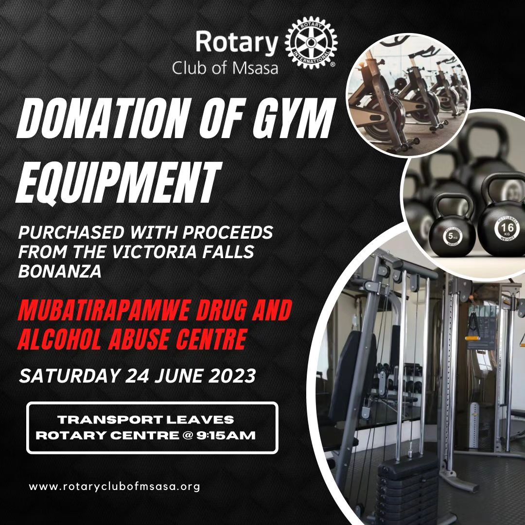 Donation of Gym Equipment